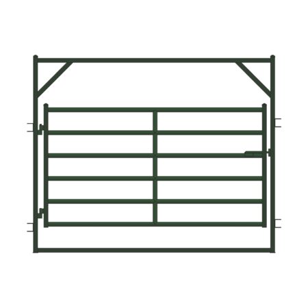 10ft Powder Coated Bowgate (Gate in Frame)