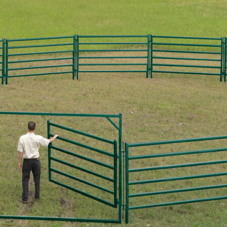 Premium Horse Pen Corral - Powder Coated Green