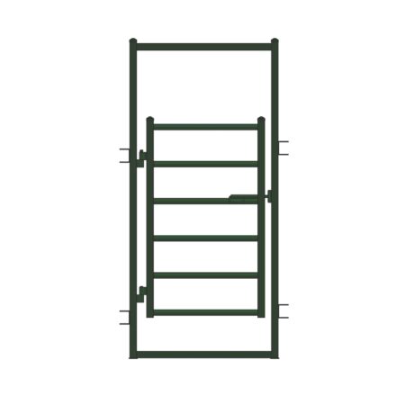 4ft Powder Coated Man Gate (Gate in Frame)