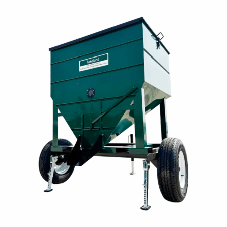 3000lbs Capacity Portable Mini Feed Bin with Trailer