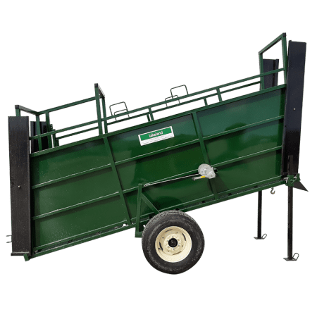 Portable Cattle Loading Chute with Adjustable Height Floor