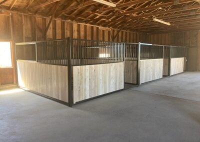 Sliding Door Horse Stalls - Brayden Hawk