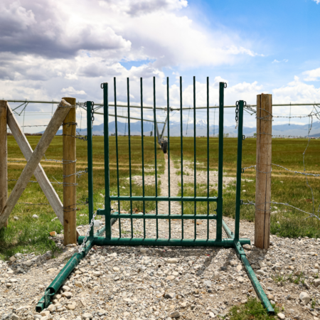 4ft Irrigation Pivot Gate - Push and Drive Over