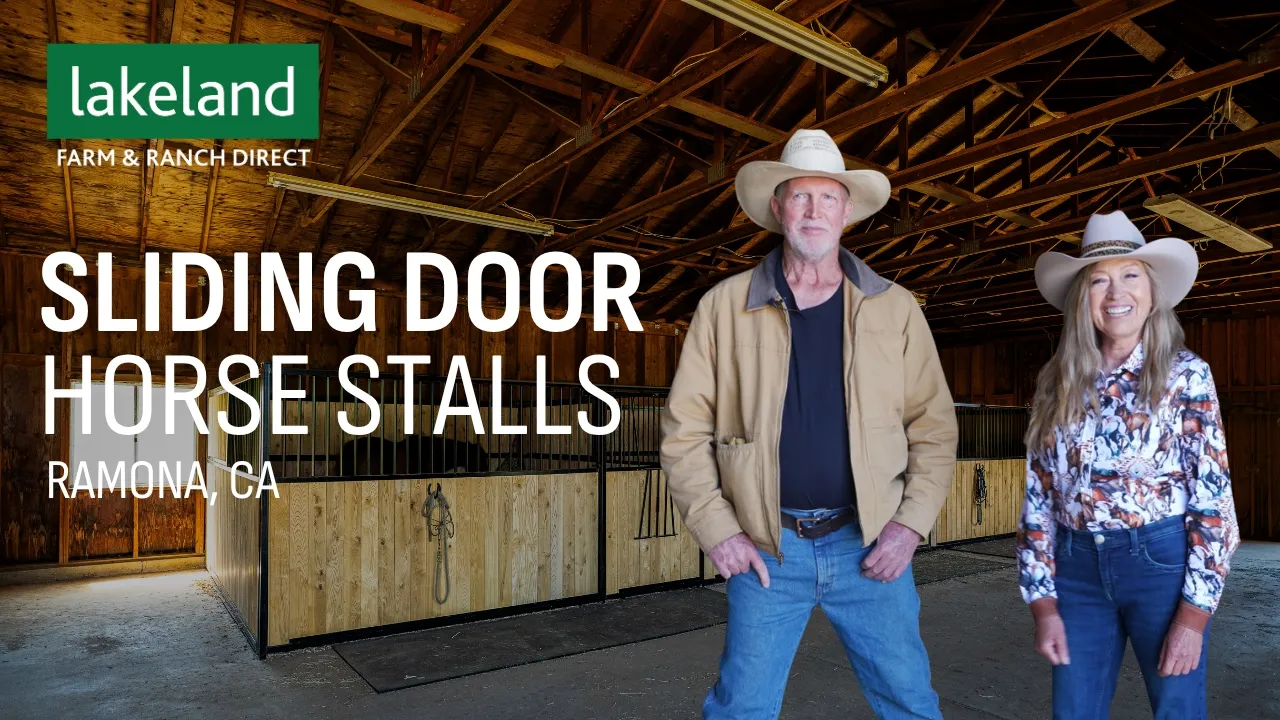sliding door horse stalls - brayden hawk